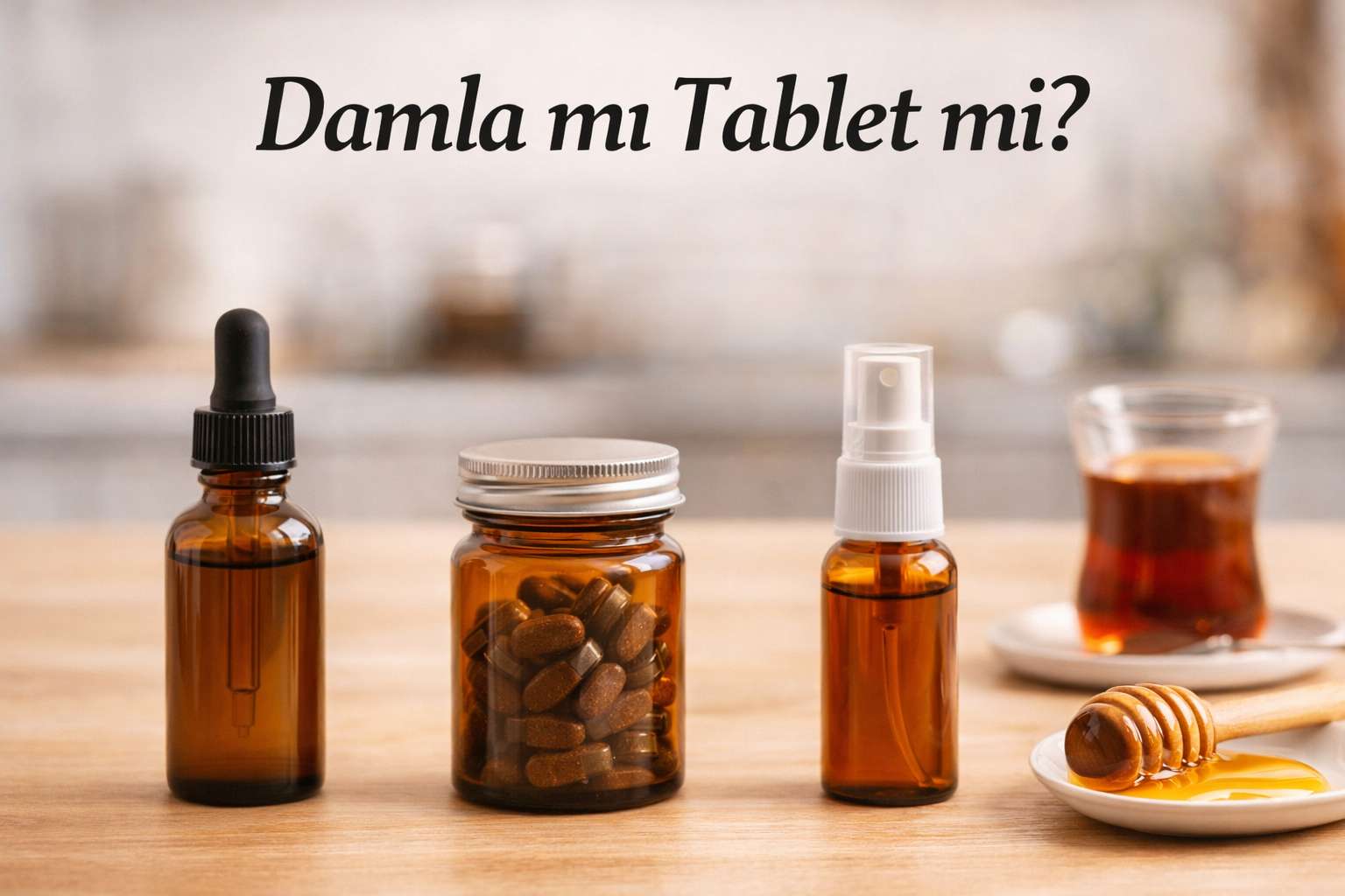 Propolis Formları Karşılaştırma: Damla, Tablet ve Sprey