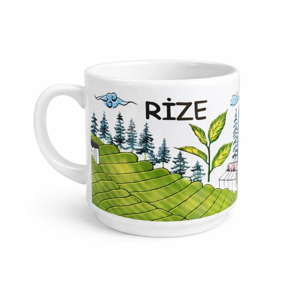 Karadeniz Temalı Kupa Bardak 200 ml