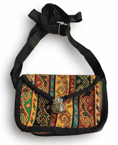 Kilim Desenli Omuz Çantası